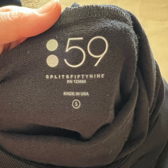 SPLITS FIFTY-NINE 59 Hoodie Hooded Sweatshirt Pullover Stretch Women's S black - Picture 8 of 8